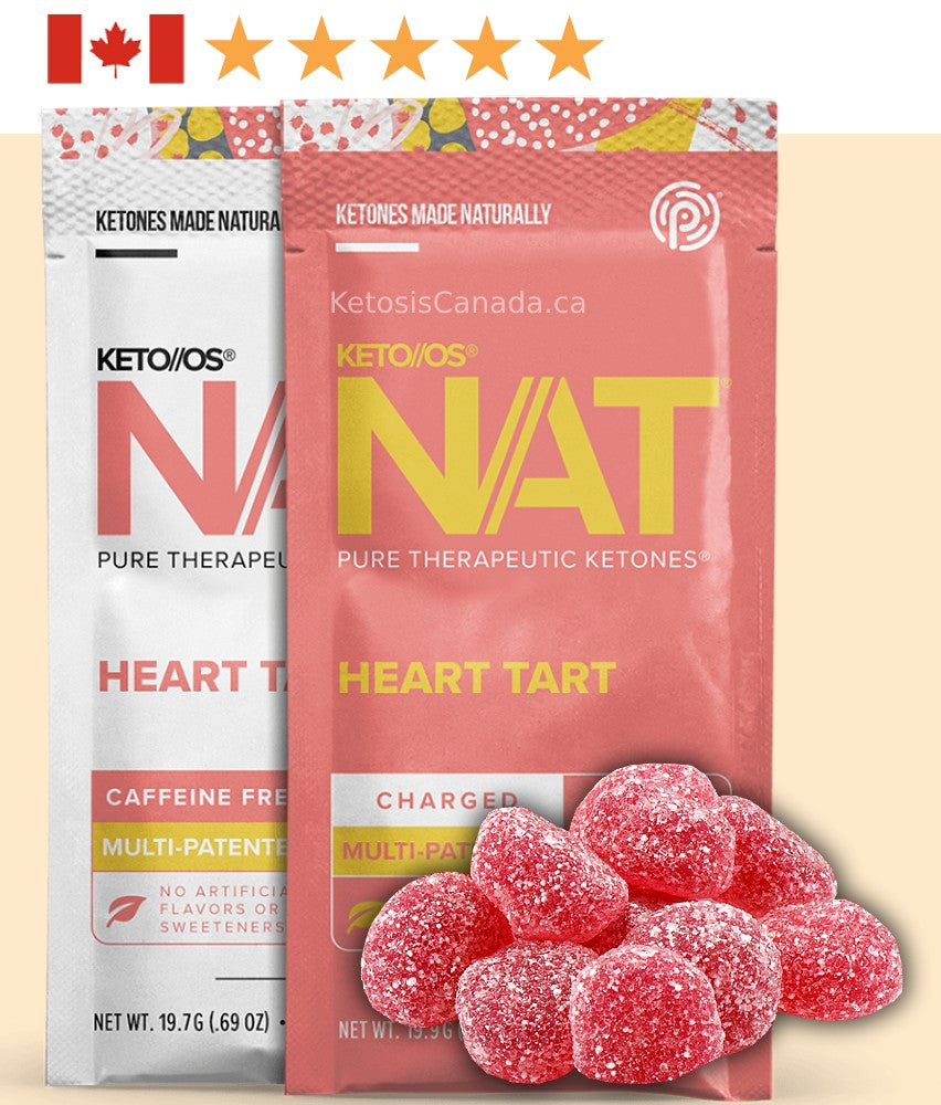 Pruvit Canada - Keto OS NAT Ketones - Heart Tart