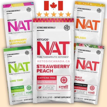 Pruvit Keto OS NAT Caffeine-Free Trial Sample Pack - Ketosis Canada