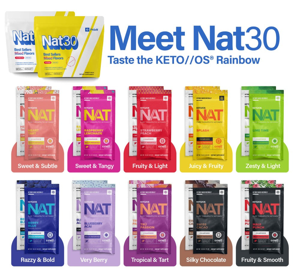 Pruvit Nat30 - 10 flavors