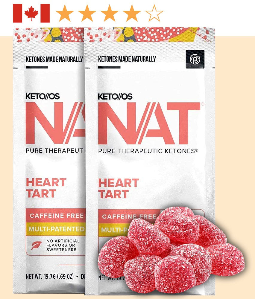 Pruvit Canada - Keto OS NAT Ketones - Heart Tart Caffeine-free