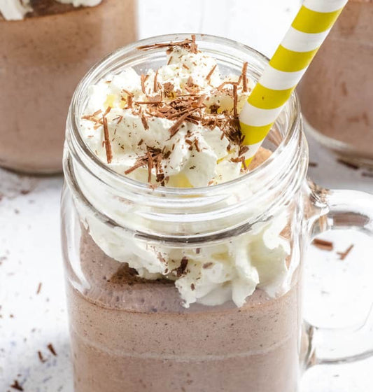 Ketosis Chocolate Shake Recipe with Whipped Cream