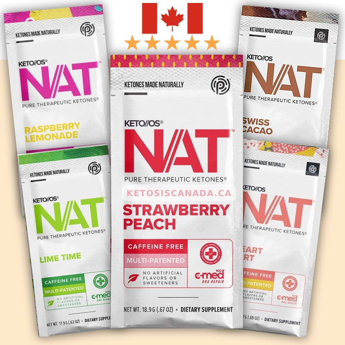 KETO OS NAT Cétones - Packs d'échantillons d'essais de saveurs variées