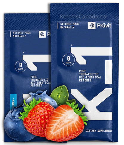 Pruvit K_1 Caffeine Charged Ketones Trial Sample Pack - Berry Berry and Berry Lemonade - Pruvit Canada