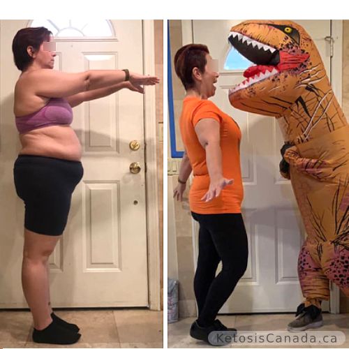 Donna results from drinking Keto os nat ketones drink