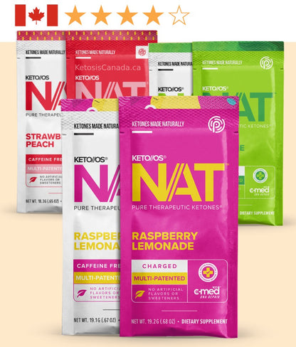 PRUVIT Trial Bundle: Top Keto OS NAT 3 Flavors (60 servings)