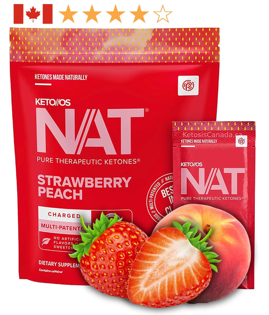 Pruvit Keto OS NAT ketones - Strawberry Peach