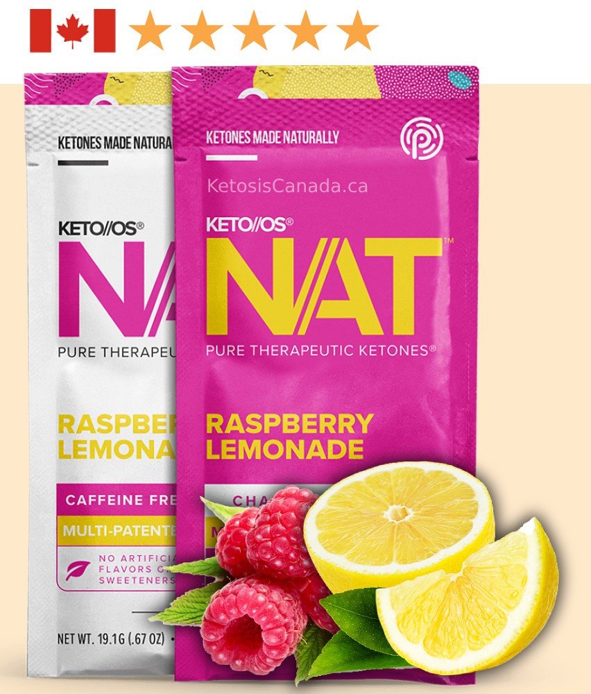 NAT Ketones - Pruvit Keto OS NAT - Raspberry Lemonade