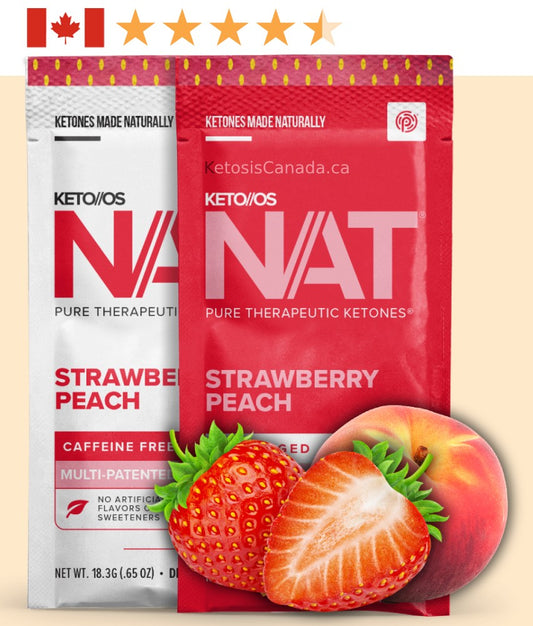 Pruvit Keto OS NAT ketones - Strawberry Peach