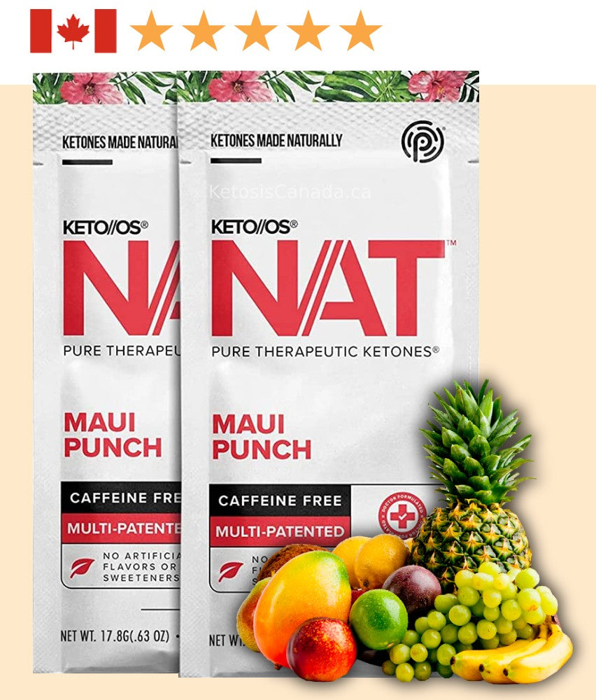 Keto OS NAT Maui Punch caffeine-free ketones - Pruvit Canada