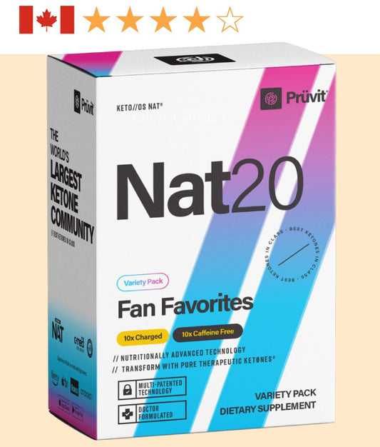 NAT20 (Drink Ketone Challenge kit) - Pruvit Canada