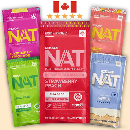 New 20 Pruvit KETO OS NAT Ketones - Trial Pack - Variety Flavor Sampler