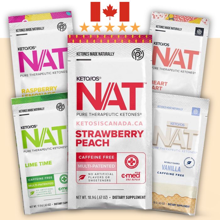 Caffeine-free 20 Pruvit KETO OS NAT Ketones - Trial Pack - Variety Flavor Sampler