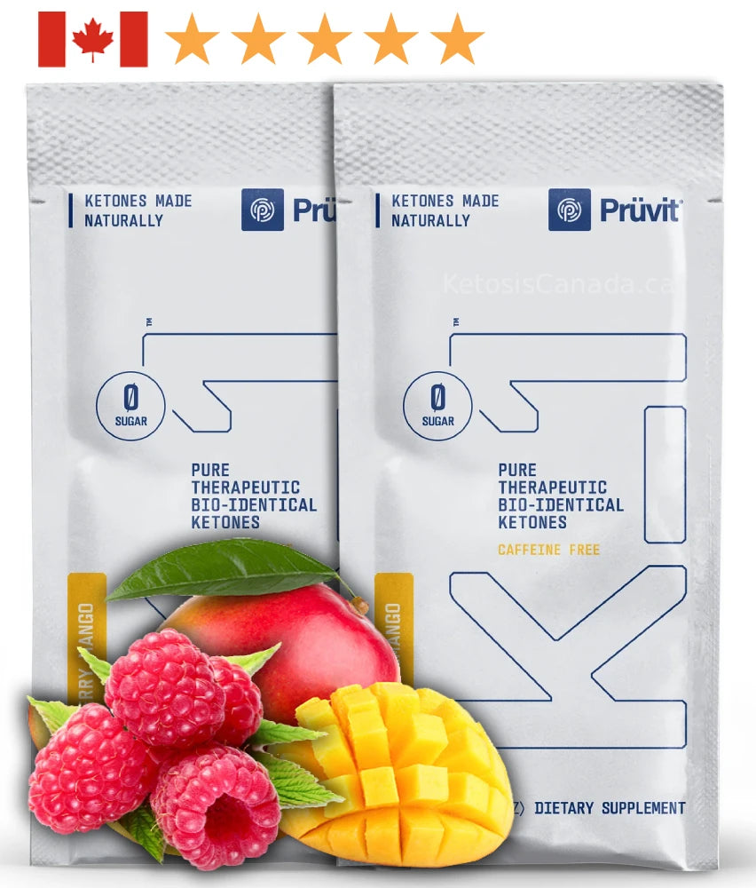 Pruvit K1 Ketones Caffeine-free - Berry Mango - Ketosis Canada