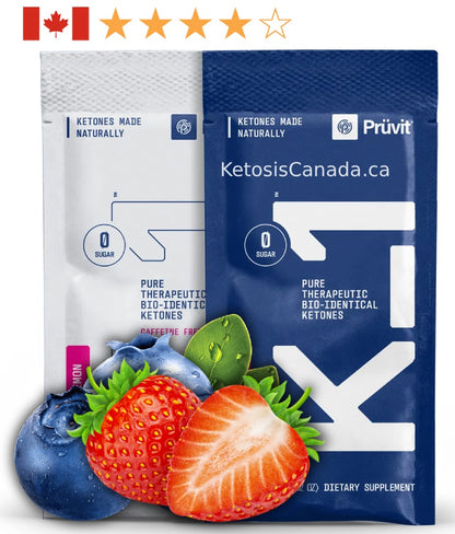Pruvit K_1 Ketones Trial Sample Pack - Berry Berry and Berry Lemonade - Pruvit Canada