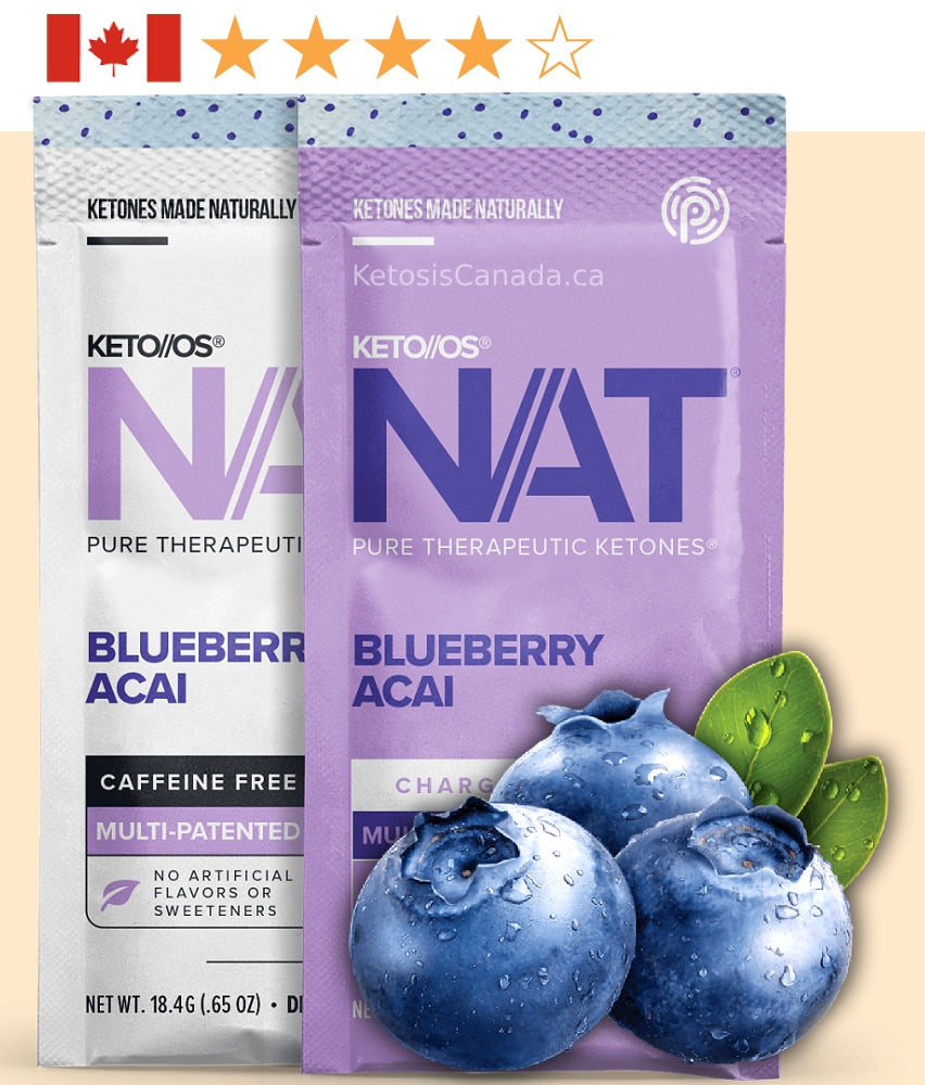 Pruvit Keto OS NAT ketones - Blueberry Acai