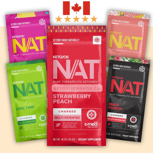 KETO OS NAT Cétones - Packs d'échantillons d'essais de saveurs variées