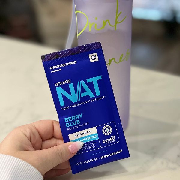 Stephanie from Regina, SK loving her Keto OS NAT Berry Blue